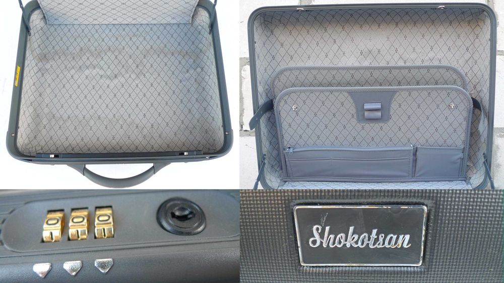 Walizka Shokotsan neseser 51x46x15cm teczka z tworzywa organizer case