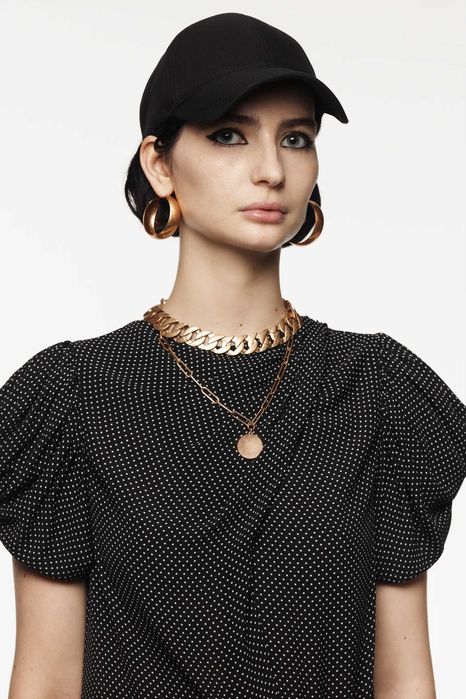 Платье в горошек Zara.  Тренд 2026. Оригинал