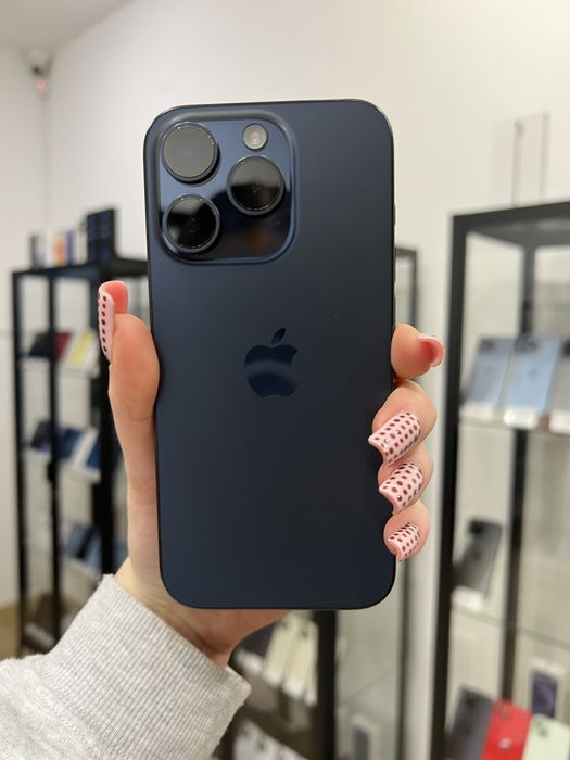 Telefon iPhone 15 PRO 128GB Niebieski Apple Gwarancja iTrade