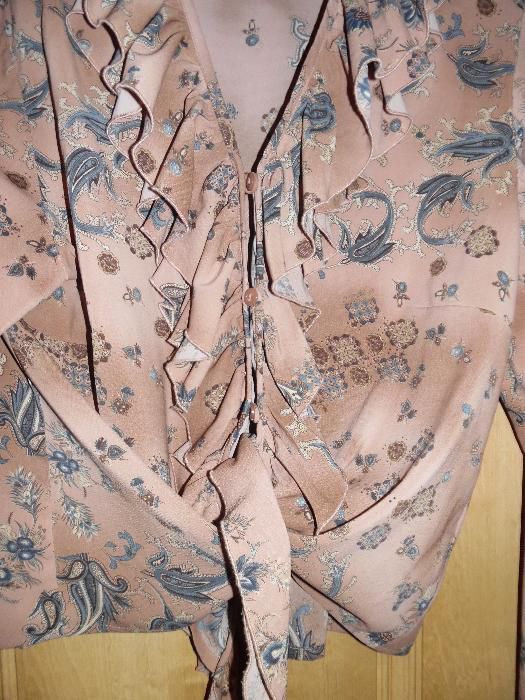 Bluzka dł rękaw jasny brąz-beż roz 38/44/46