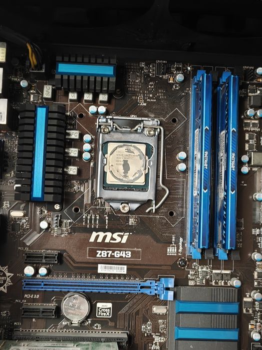 Zestaw i7-4770K MSI Z87-G43 16GB DDR3 Patriot