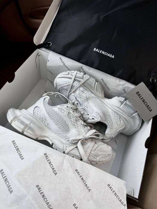 Balenciaga 3XL White трендові жіночі кросівки баленсіага білі