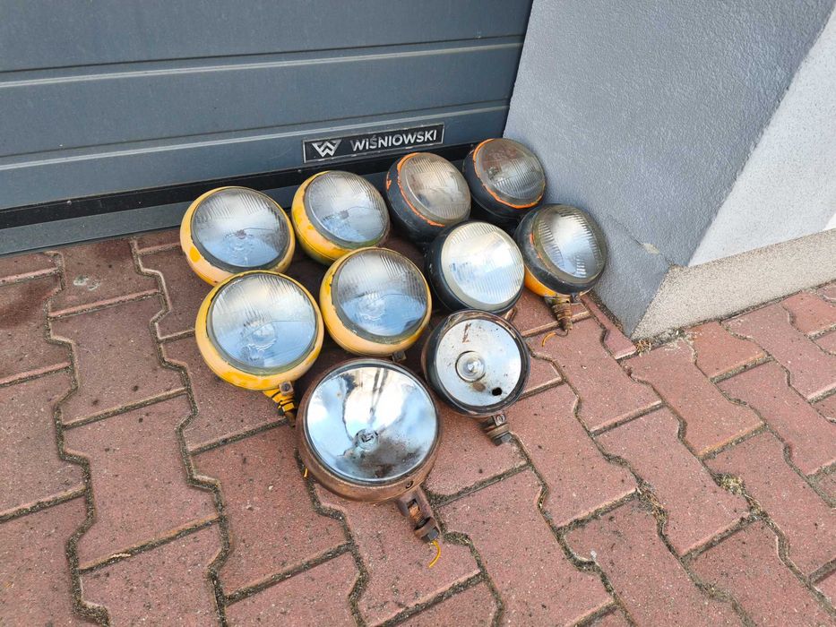 Reflektor Lampa Ciągnik Ursus Zetor Traktor Koparka Czeska Czeskie Motocykl PRL Motor Lampy Reflektory Wsk z Prlu Rolniczy Maszyna Zabytek Zabytkowe