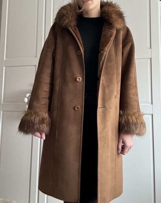 Płaszcz ocieplany damski L