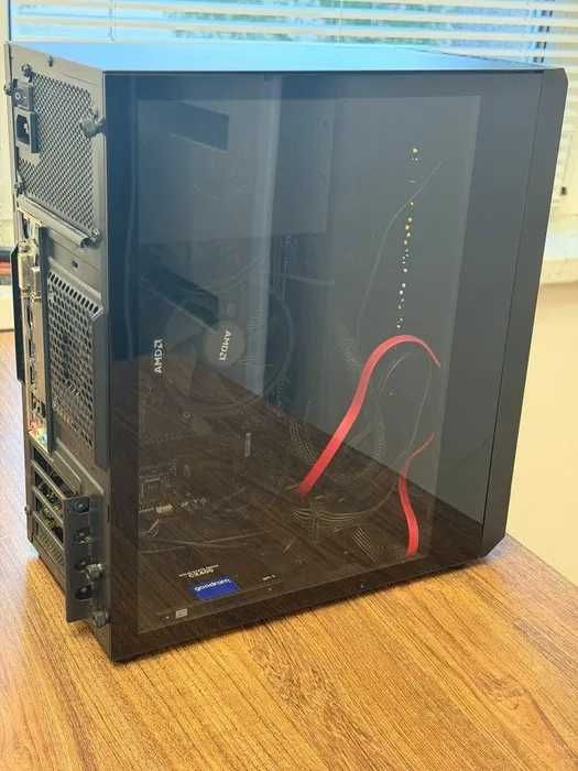 Komputer Gamingowy AMD Ryzen 5 3400G Vega, 8GB RAM, SSD+HDD (ZESTAW) Monitor + Klawiatura.