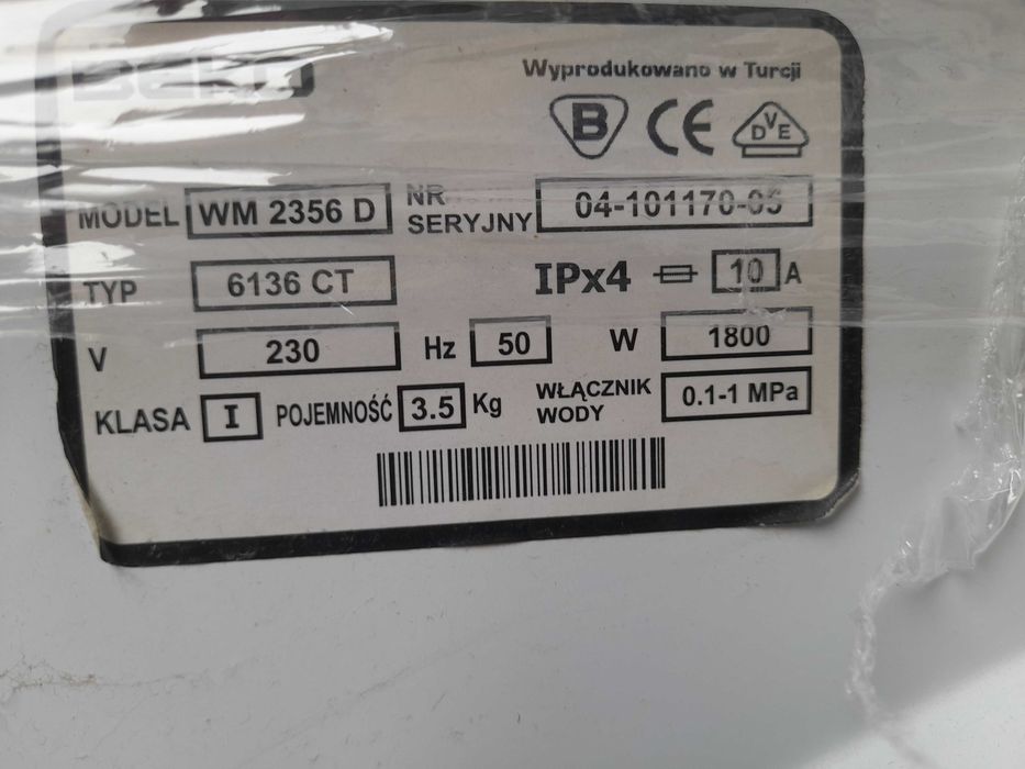 Pralka BEKO 2356D