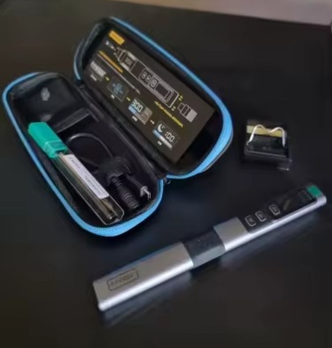 FNIRSI HS02-A, БЖ 100W GaN, силіконовий кабель
