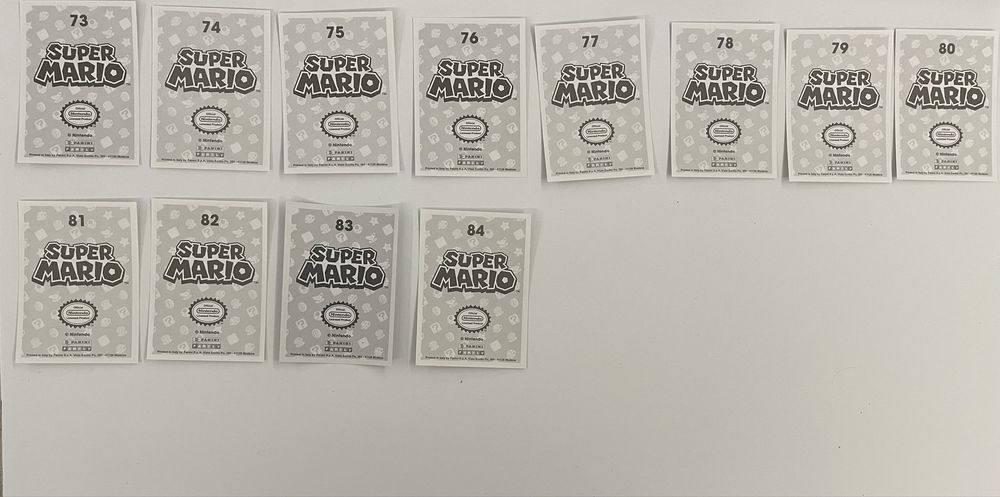 Cromos Super Mario Worten