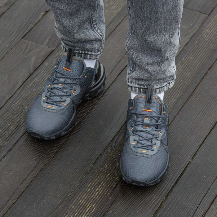 Чоловічі кросівки Nike React Vision "Dark/Grey" Розміри 40-45