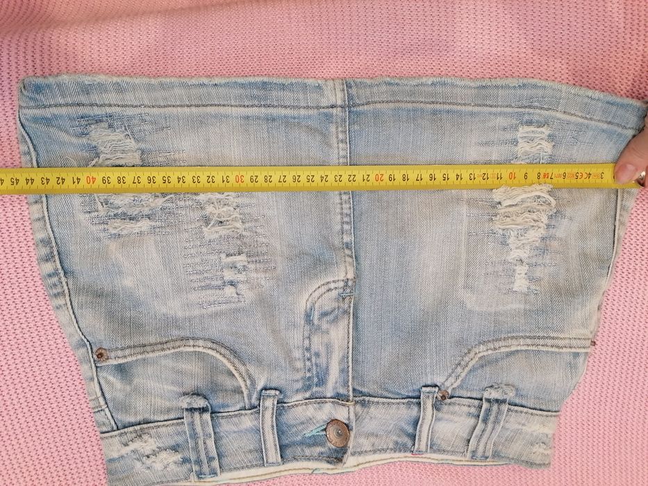 Spódnica młodzieżowa damska jeans mini