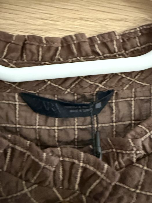 Kreszowana bluzka zara kratka