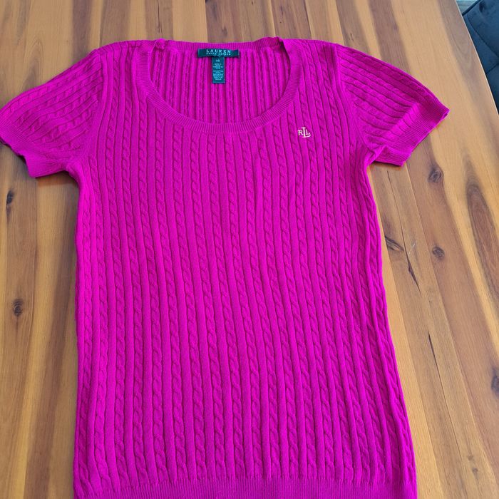 Różowa bluzka Ralph Lauren