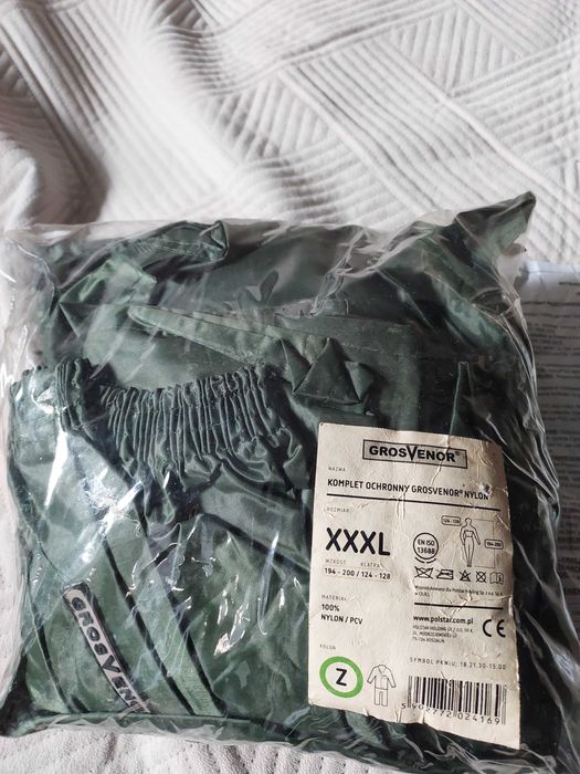 Komplet ochronny p/deszczowy męski XXXL