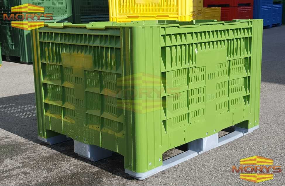 Skrzyniopalety plastikowe, Palbox 110FA na 3 płozach, 435 zł netto+VAT
