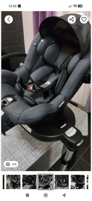 Cadeira auto 360° com isofix