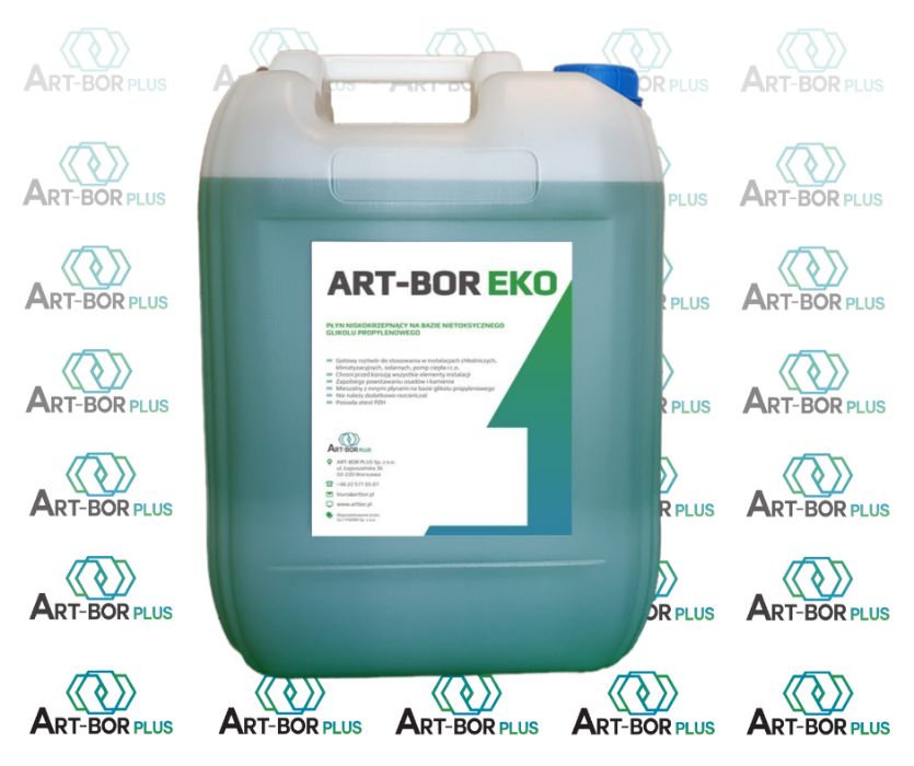 Płyn Art-Bor EKO -15C glikol propylenowy do C.O, pomp ciepła 20L