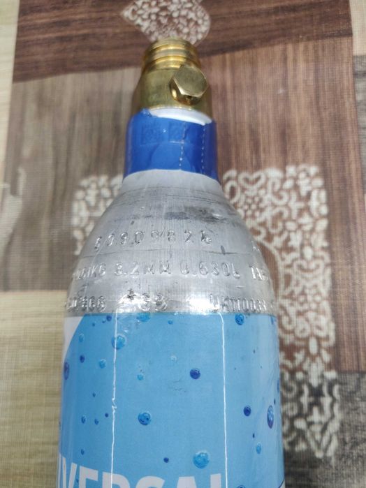 Баллон газовый, углекислый газ пищевой CO2 425g.