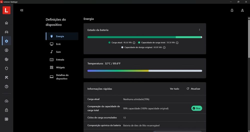 Lenovo LOQ 15APH8 RTX 4060 | Garantia + Bateria com 13 Ciclos