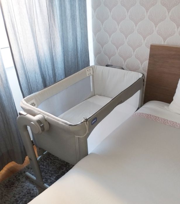 Berço Chicco Next2Me Magic Cool Grey