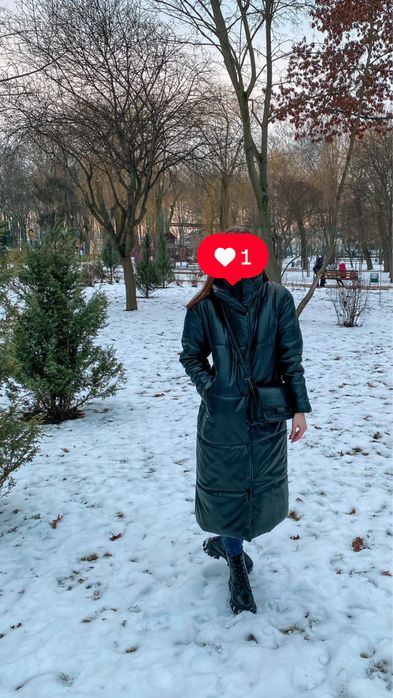 Пальто- пуховик зимовий