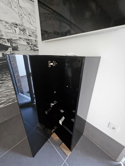 Móvel TV novo! Preto lacado