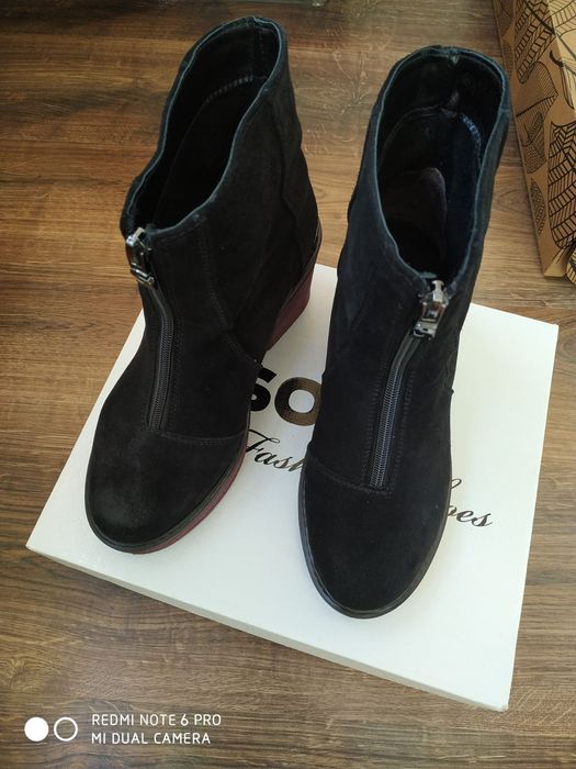 Ботинки замшеві, 39рр