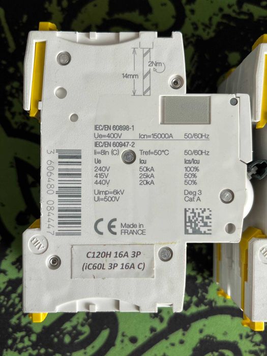 Автоматичний вимикач Schneider Electric iC60L 3P (16, 25, 32, 40) А