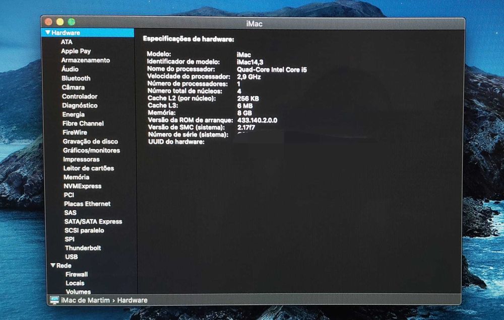 Apple imac 21,5" | finais 2013 | Intel i5 2.9 GHz | 8gb | 1 TB HD