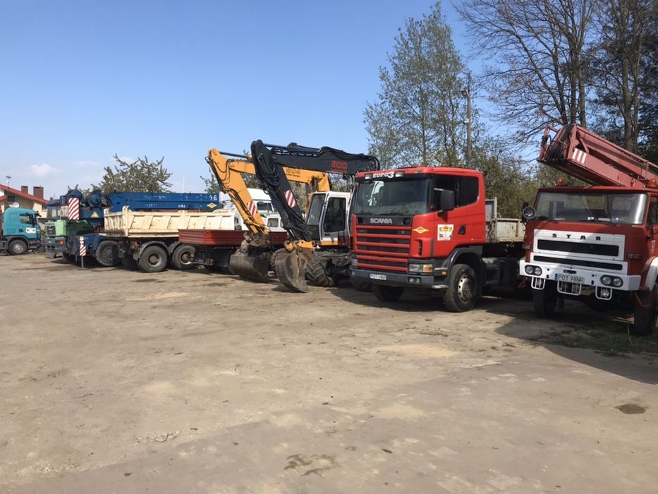 Usługi Dźwigiem 10-250 ton, Wynajem Dźwigu, Żurawi, Koparki