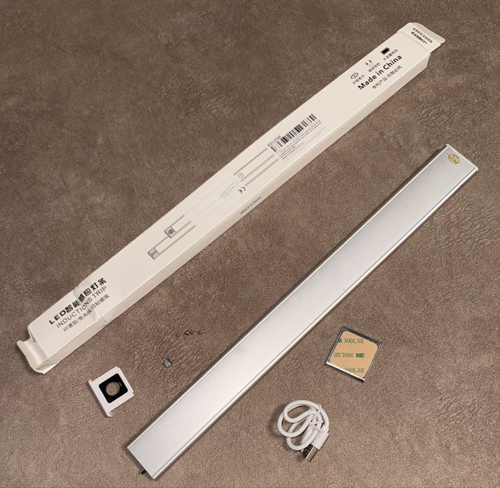 Usb с аккумулятором умная Лампа с датчиком движения,ночник,светильник