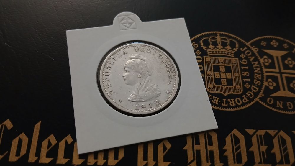 Moeda da Índia em prata 1 Rupia 1912 (data emendada)