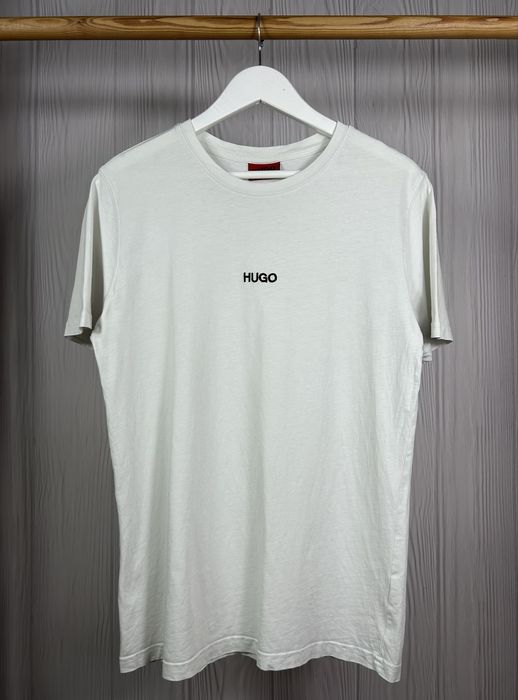 HUGO Hugo Boss Red White Center Logo футболка з красивим дизайном Розмір М