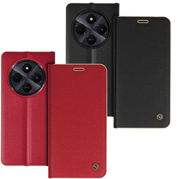 Kabura Etui Wonder do Xiaomi Redmi 14C + Szkło Hartowane