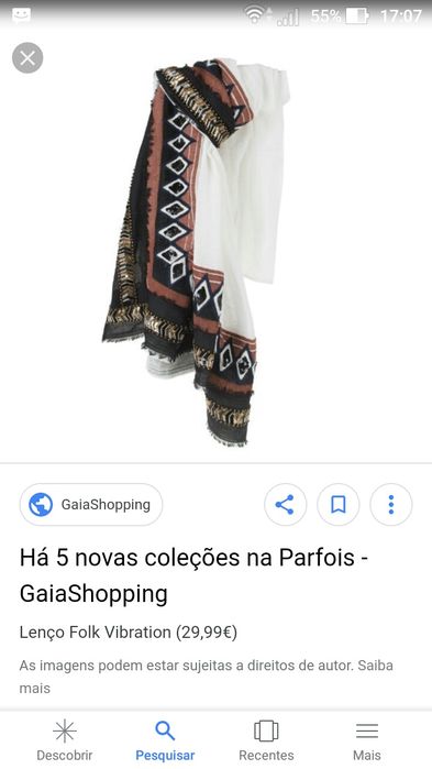 Lenço com misangas & Saias Zara