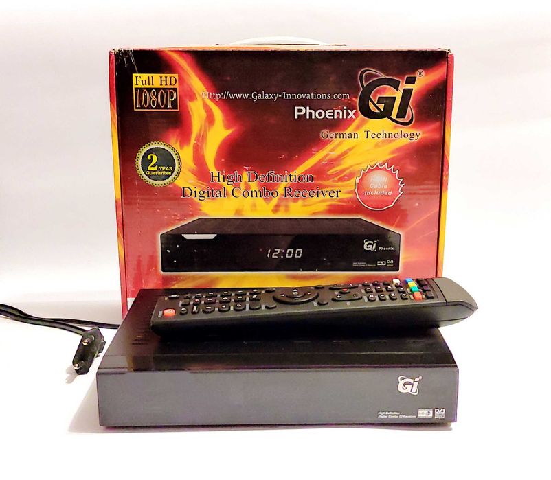 Спутниковый тюнер GI Phoenix (combo) + IPTV-ТВ, +T2, есть CI+слот