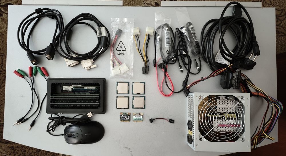 Продам купу комплектуючих для ПК одним лотом.