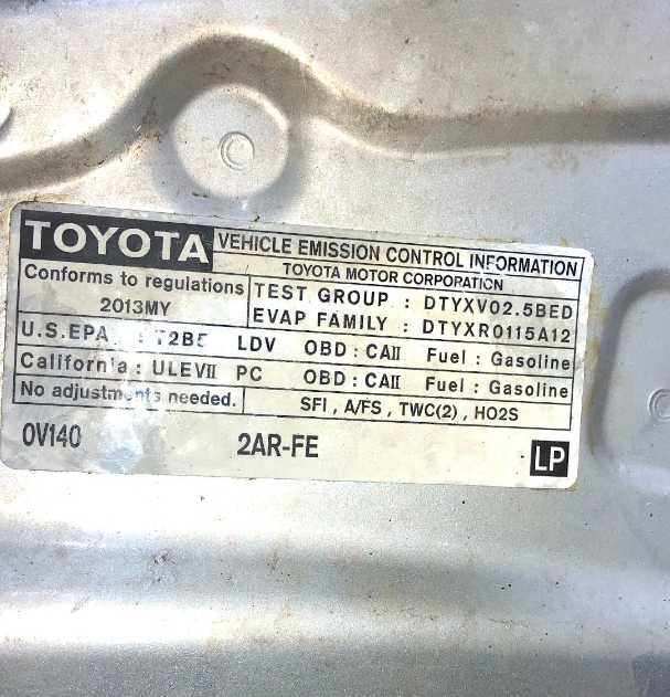 Капот Toyota Camry 50 5330106150. Разборка Toyota Camry 50
