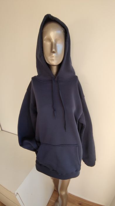 Bluza z kapturem granatowa