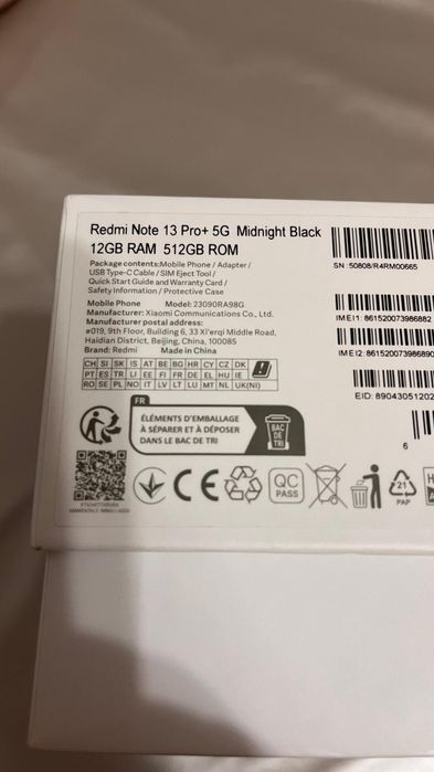 Xiaomi redmi  13pro + 512gb 12 ram