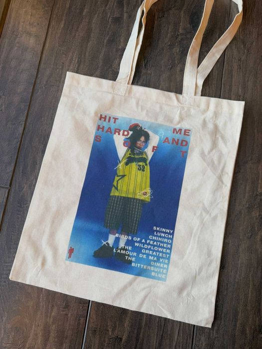Torba tote bag billie eilish beige bawełna bawełniana