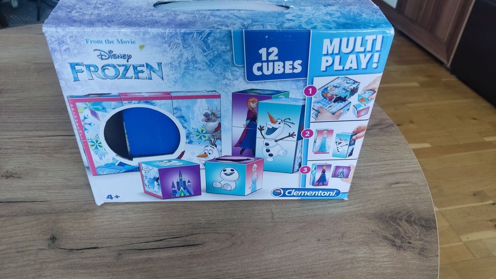 Clementoni, Kraina Lodu, klocki Cubes Multiplay