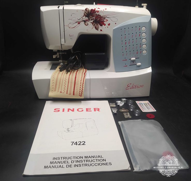 Maszyna do szycia SINGER  JAK NOWA  Jeans skóra filc 12 MSC GWARANCJI