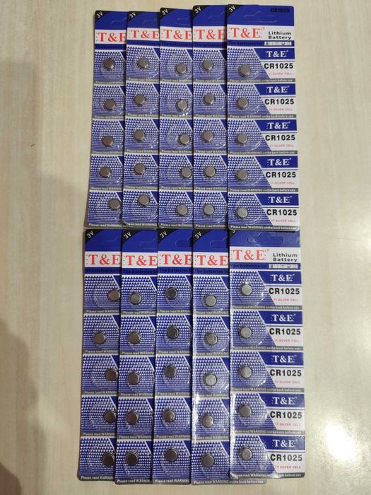 Батарейка літієва CR1025 Lithium Cell 3.0V для сібіоніка 2 і іншої електроніки