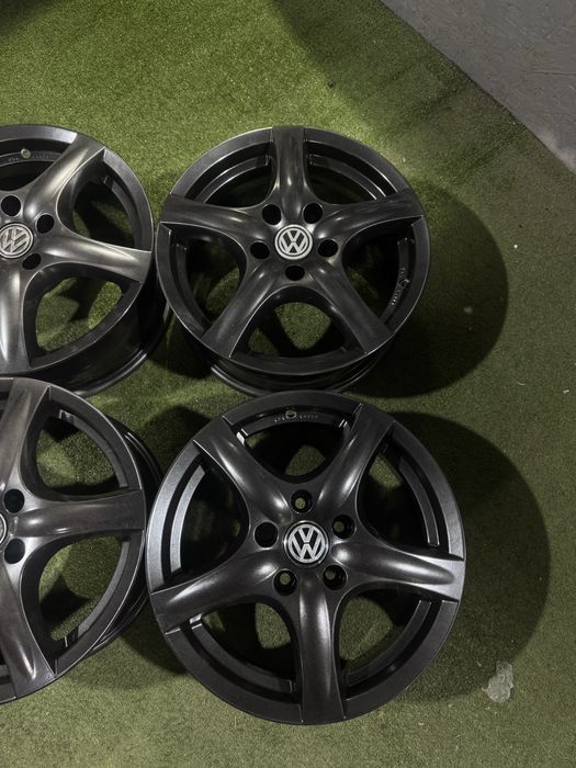 Диски титани 5:112R16 Volkswagen Skoda Audi комплект оригінал склад б/у