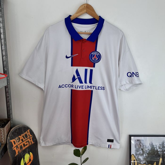 Nike Paris Saint Germain 2020 21 t-shirt Klubowy Blockcore Y2k Sport