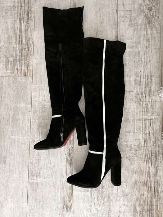 Сапожки ботфорты 37р состояние Новых зимние