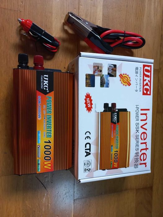 Інвертор 24 220 преобразователь 24 220 вольт 1000вт перетворювач