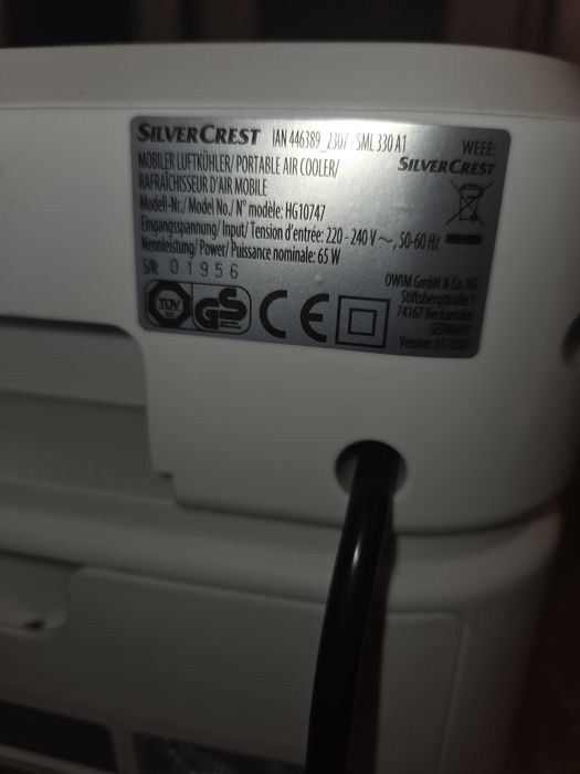 Klimatyzator przenośny Silvercrest x 2
