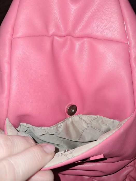 Steve Madden Plecak różowy pikowany na ramię torebka