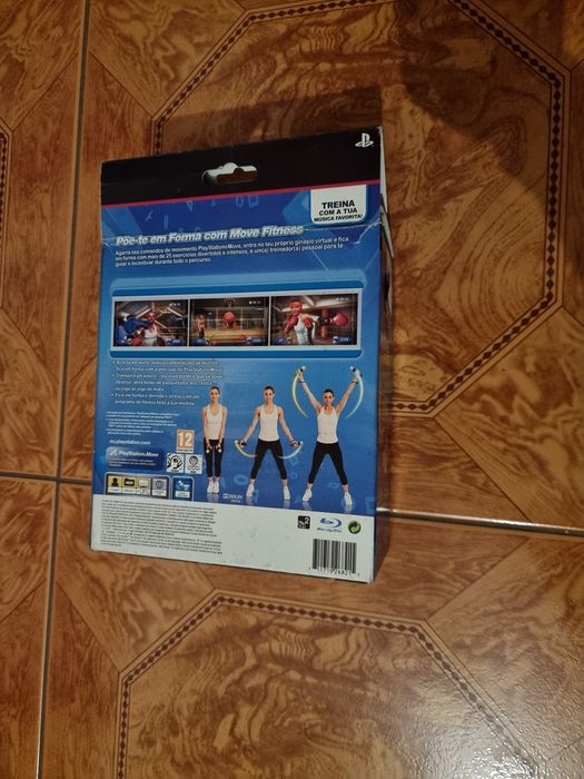 Jogo playstation 3 ps3 : move fitness + 2 comandos movimento + camera